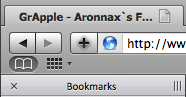 GrApple Theme - Bookmarks Toolbar Book icon