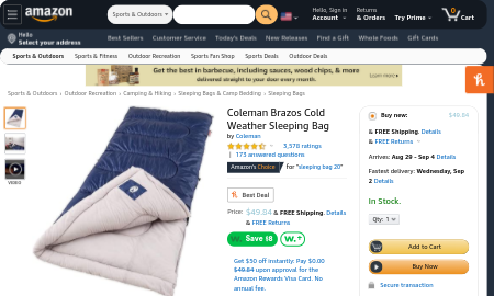 amazon round style