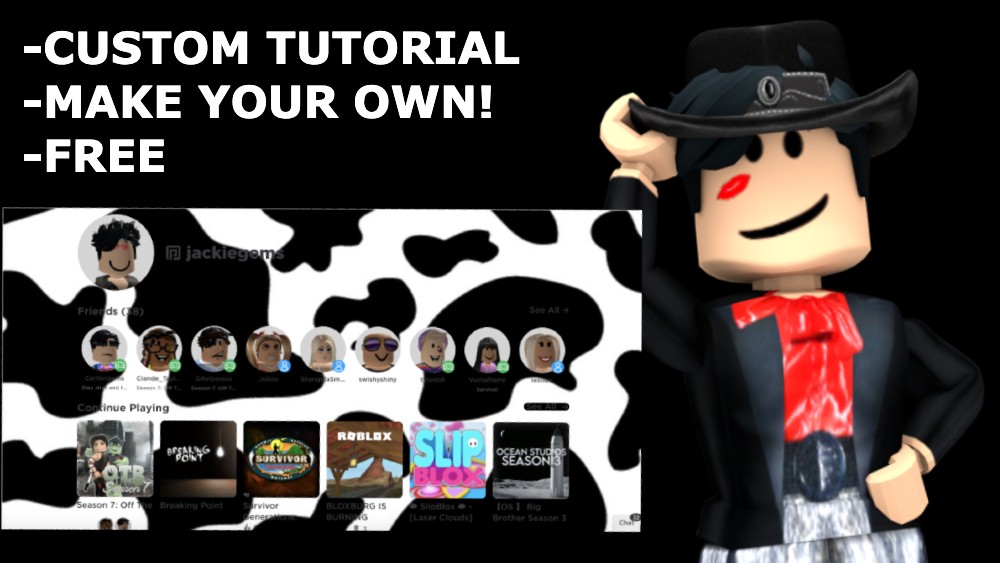 Make Your Own Roblox Backdrop (CUSTOM)