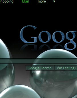 Google homepage