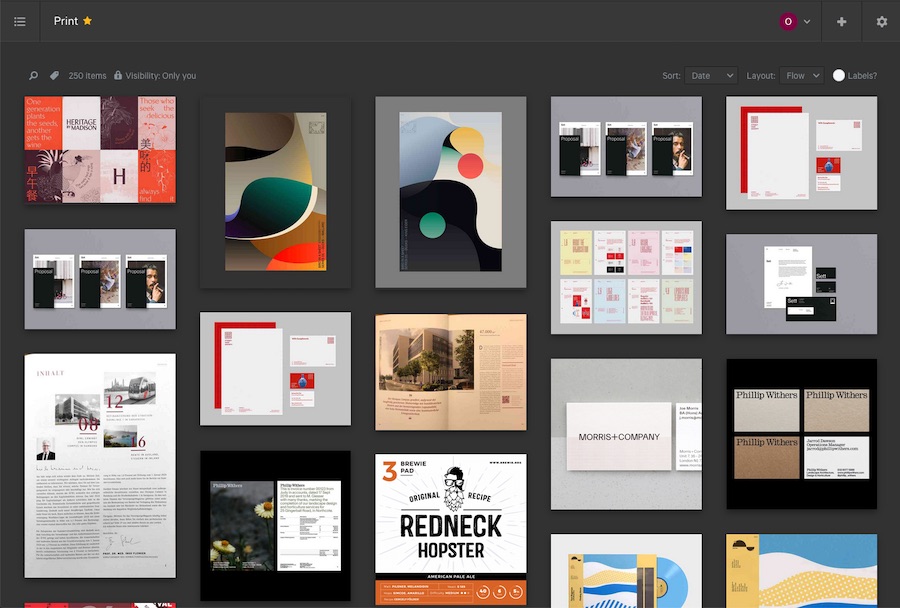 Dropmark Darkmode