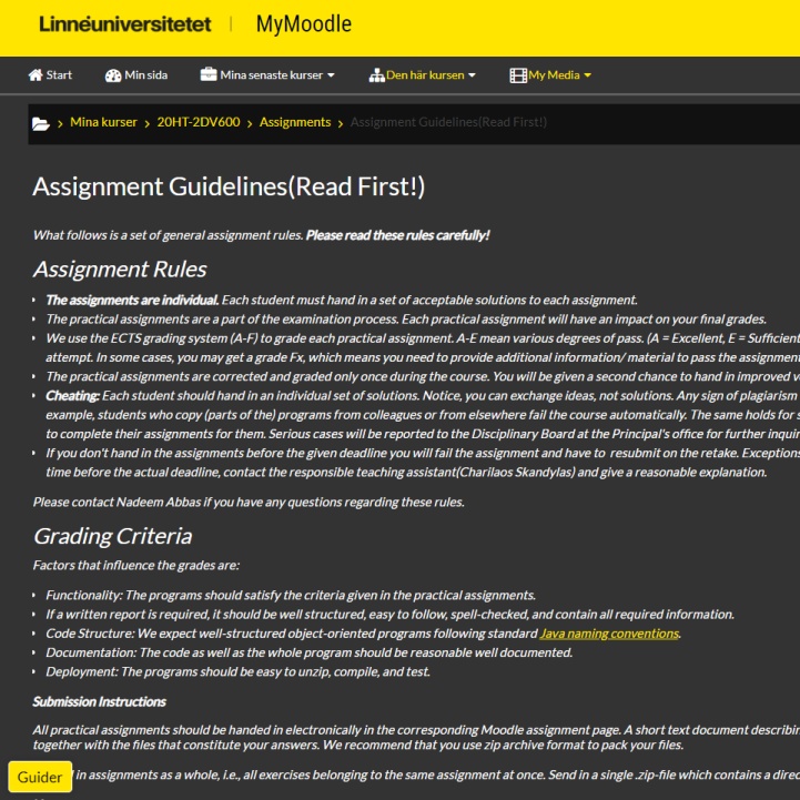 MyMoodle LNU