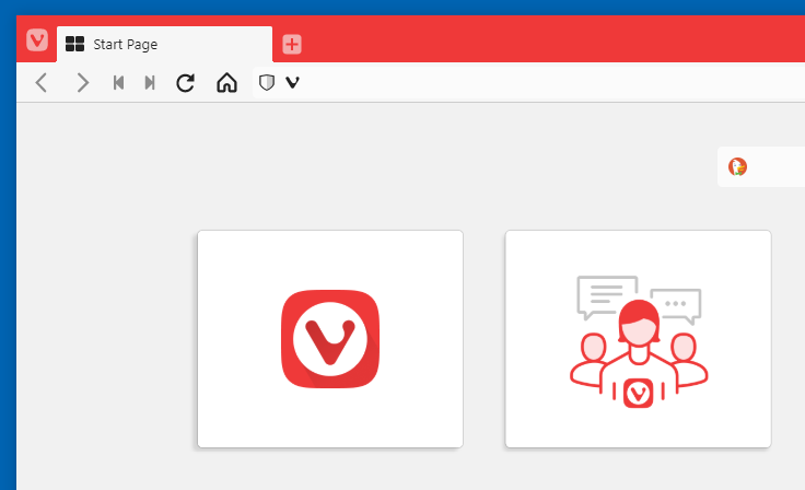 Vivaldi - Speed dial bg color (light theme)
