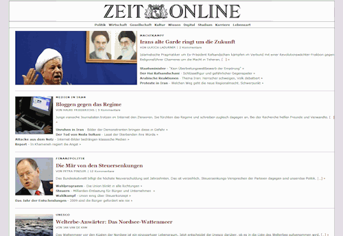 ZEIT online - clearify | das Wesentliche
