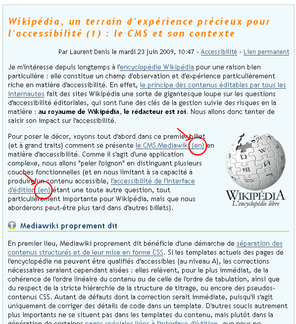 Perfect display target link language (hreflang)
