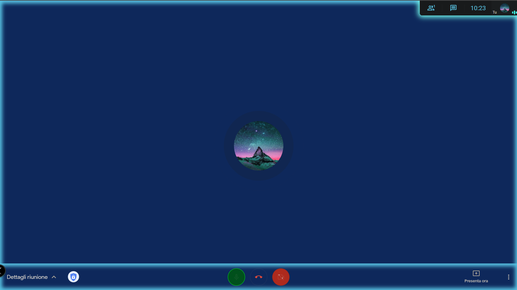 Google Meet Crazy Neon