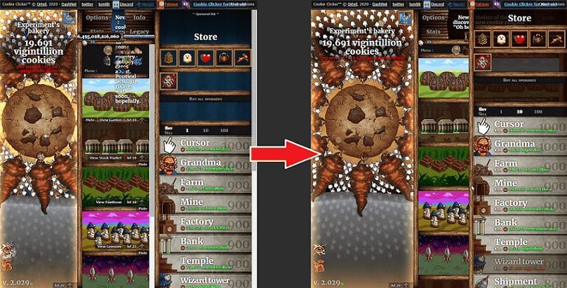 Cookie Clicker - Compact
