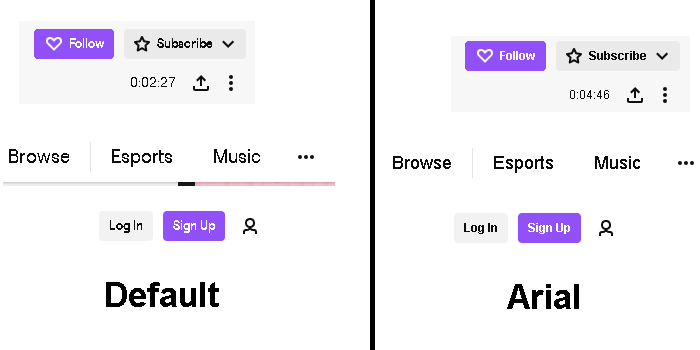 Readable Twitch