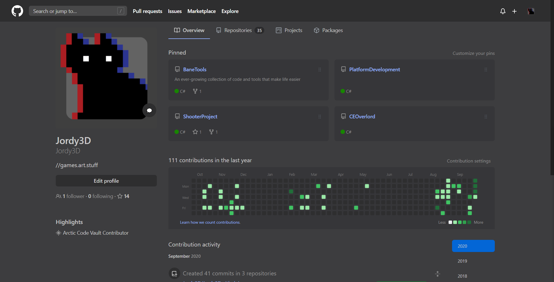 GitHub Dark by Bane