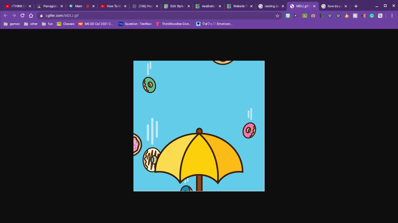 Donut Rain