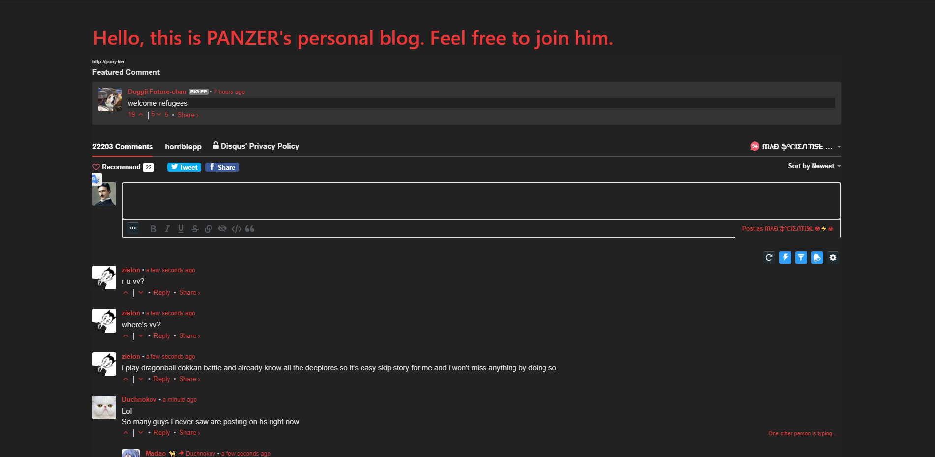 Dark HorriblePP by Mad Scientist