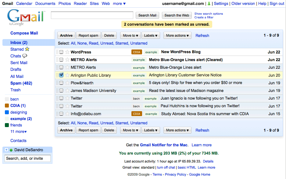Gmail Vitamin