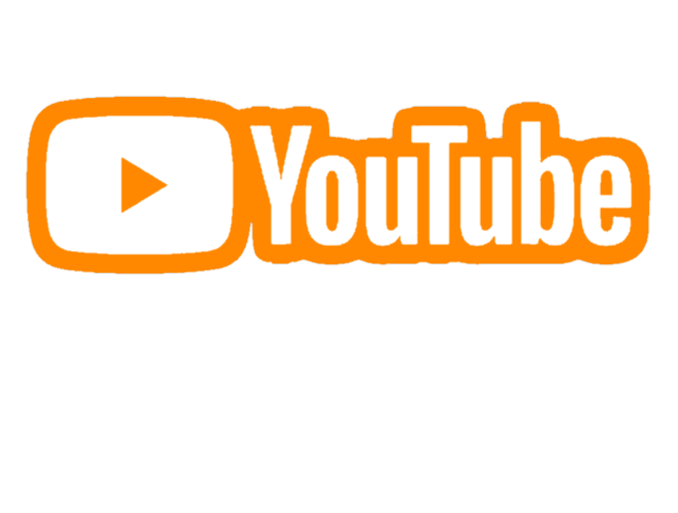 Youtube orange outline