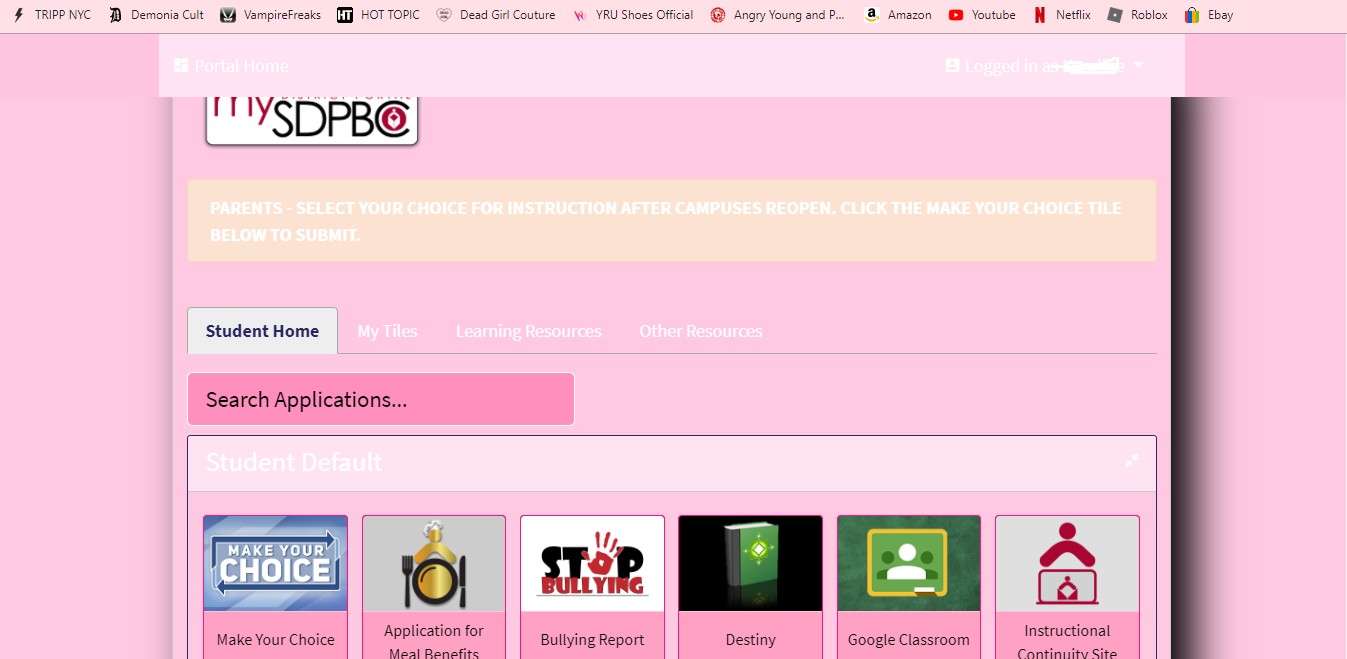 Pink mysdpbc theme