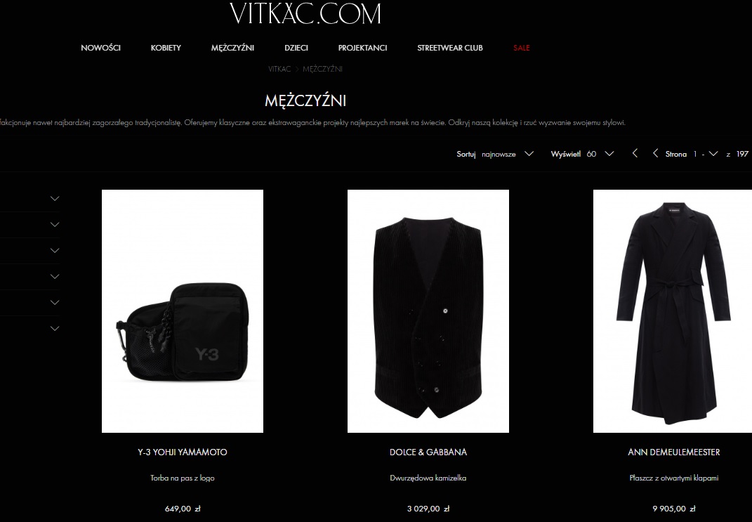 Vitkac Dark Theme