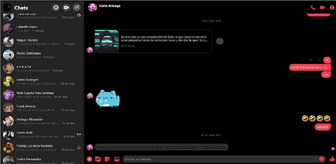 Messenger - Dark Mode