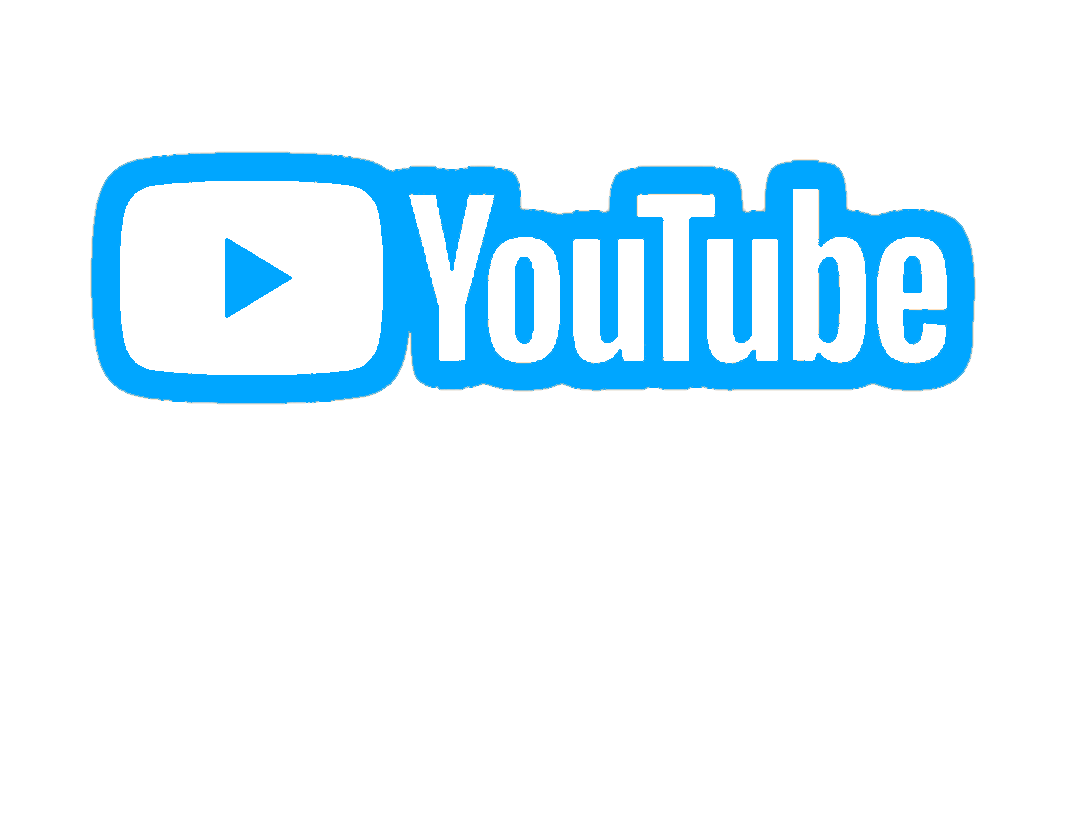 Youtube blue outline