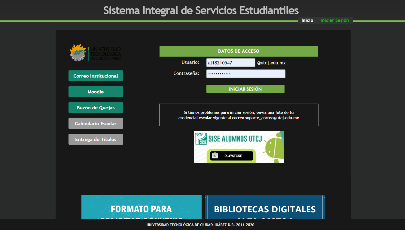 UTCJ SISE Oscuro (1.1.7)