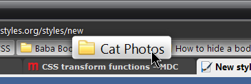 ZB's Bookmark Zoomer (Enlarge Bar Items on Hover)