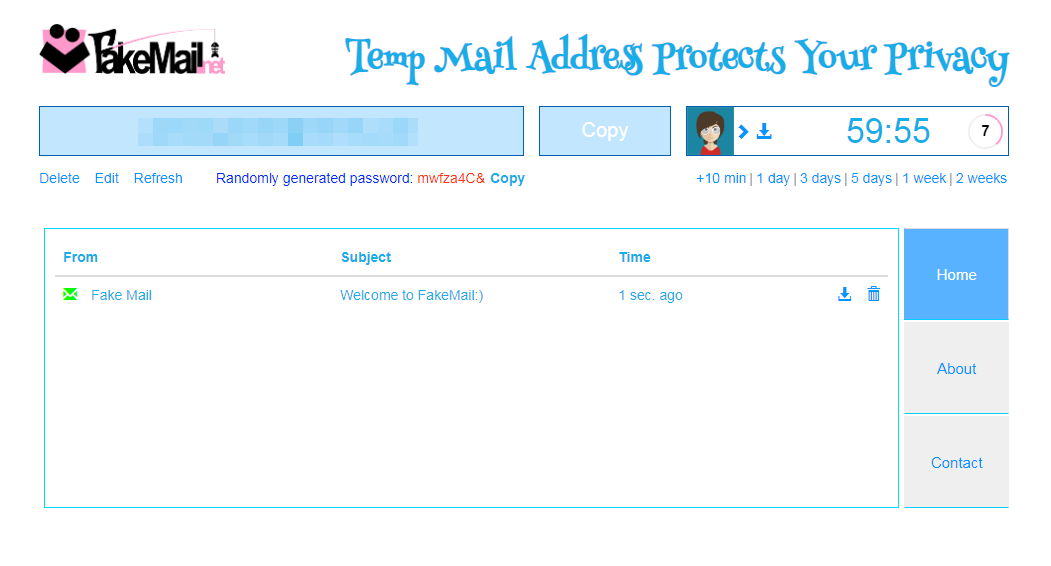 Blue Fakemail