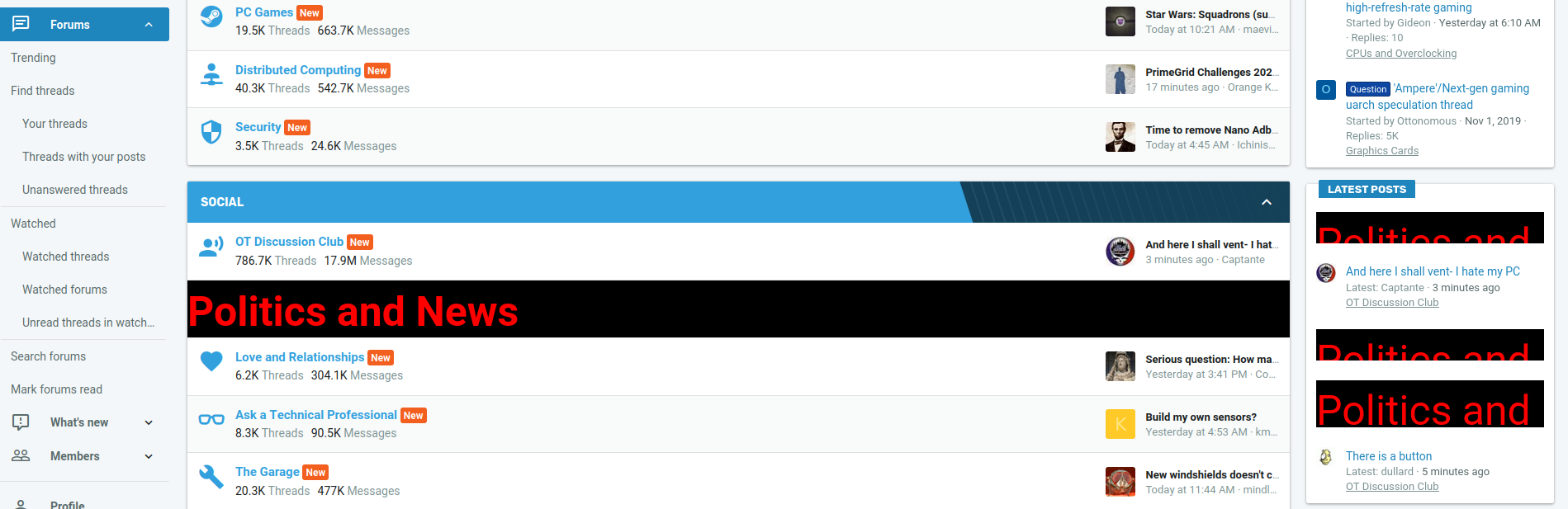 AT Forums News Blackout