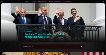 whitehouse.gov Dark by BamaBraves