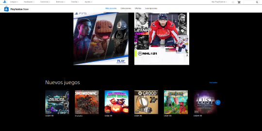 PlayStation Store (Redesigned) - Dark Theme