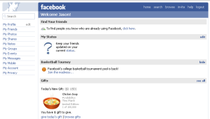 Facebook - old style