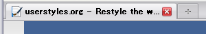 Show closebutton on the first tab [Firefox3.5]