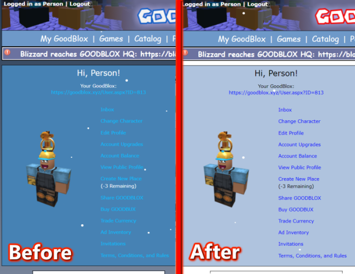 Goodblox ‣ Classic Theme (UPDATED!)