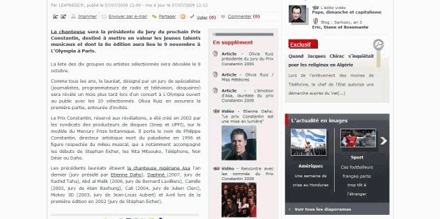 lexpress.fr justifié