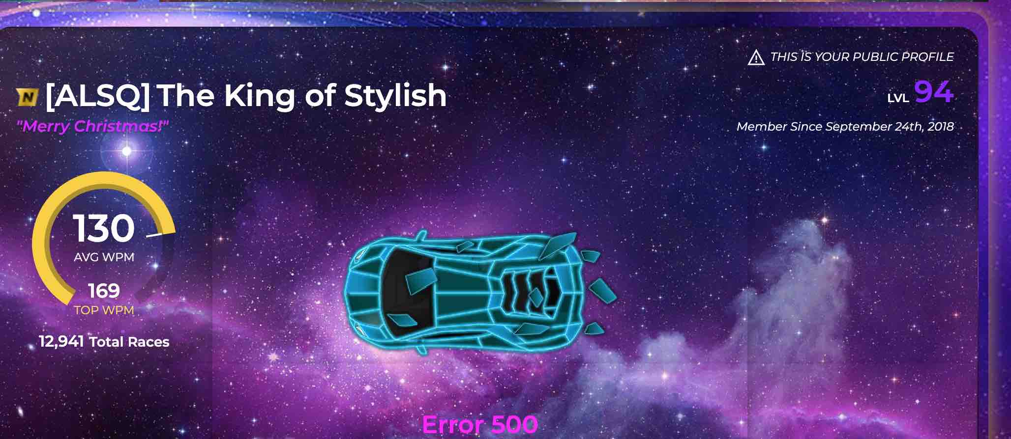 Nitro Type Advanced Galaxy! (V.1)