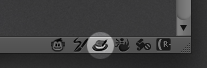 Stylish-Custom Status bar Gray Icon