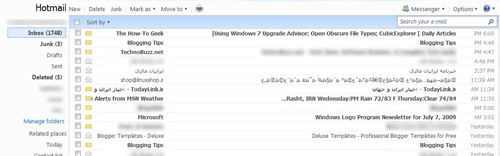Hotmail - Persian ( RTL ) Support +  No Ads