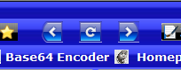 Firefox 3.5 - Back/Forward/Reload - Blue Metallic