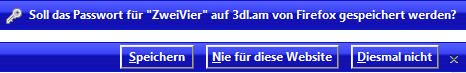Firefox 3.5 - Save Password Blue Metallic