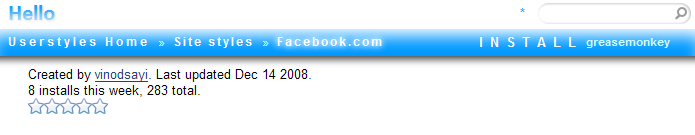 Blue Userstyles.org