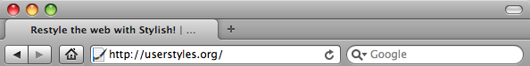 Vfox3 - More Safari-like (Mac OS X)