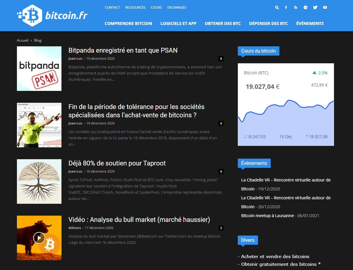 Bitcoin.fr Dark Theme