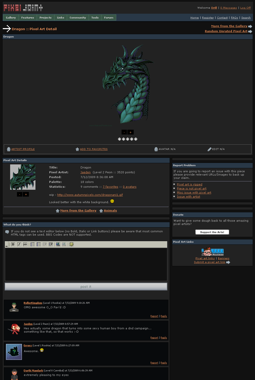 Pixeljoint.com - Colored Darkness