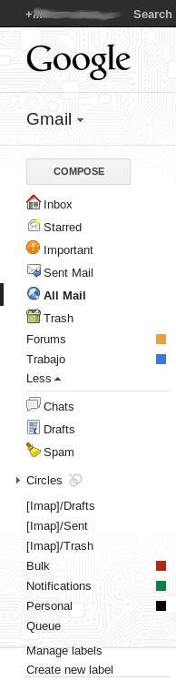Gmail: tango! icon theme
