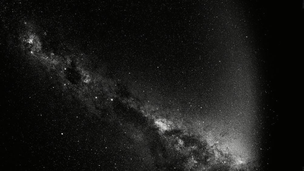 black aesthetic galaxy