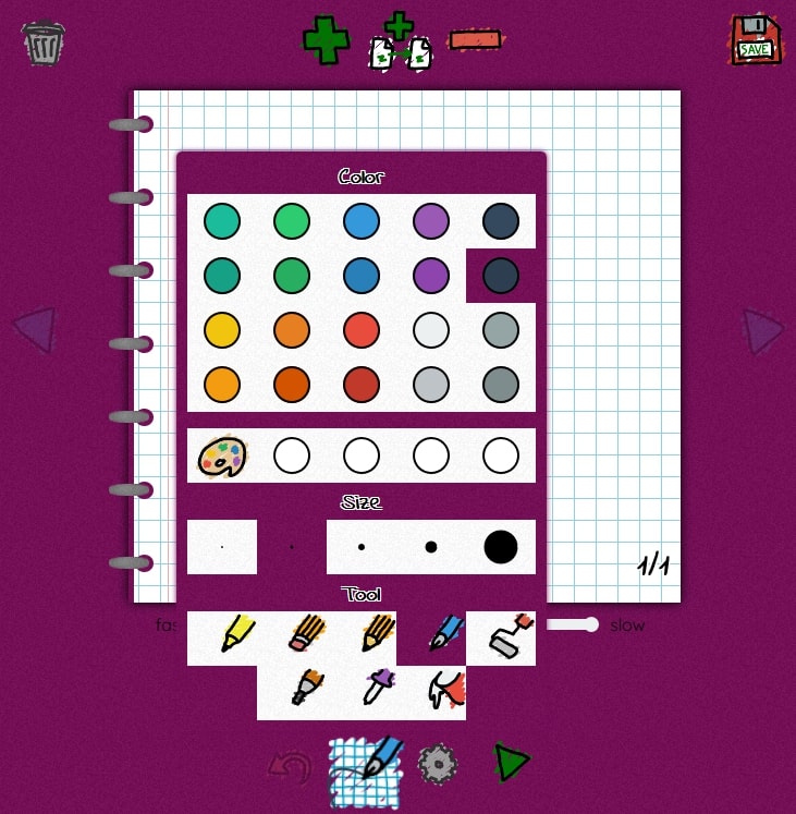 purple flipanim