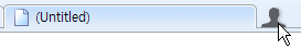 New Tab Button - Person icon