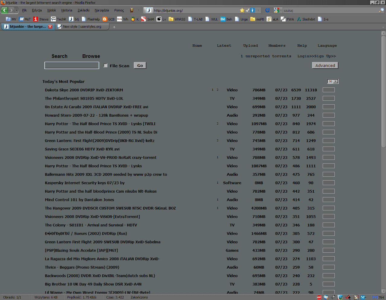 btjunkie.org simple&mono v0.1