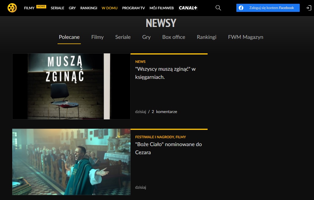 Filmweb Ciemny Styl