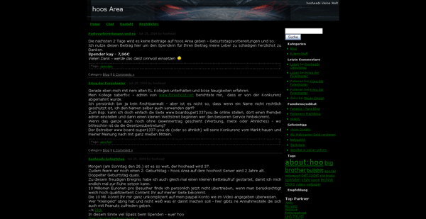 http://hoohead.hoohost.org redesign