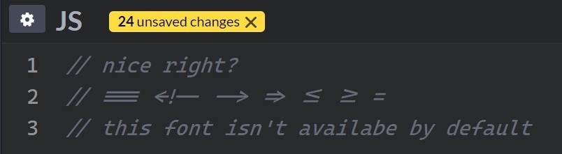 codepen.io editor font