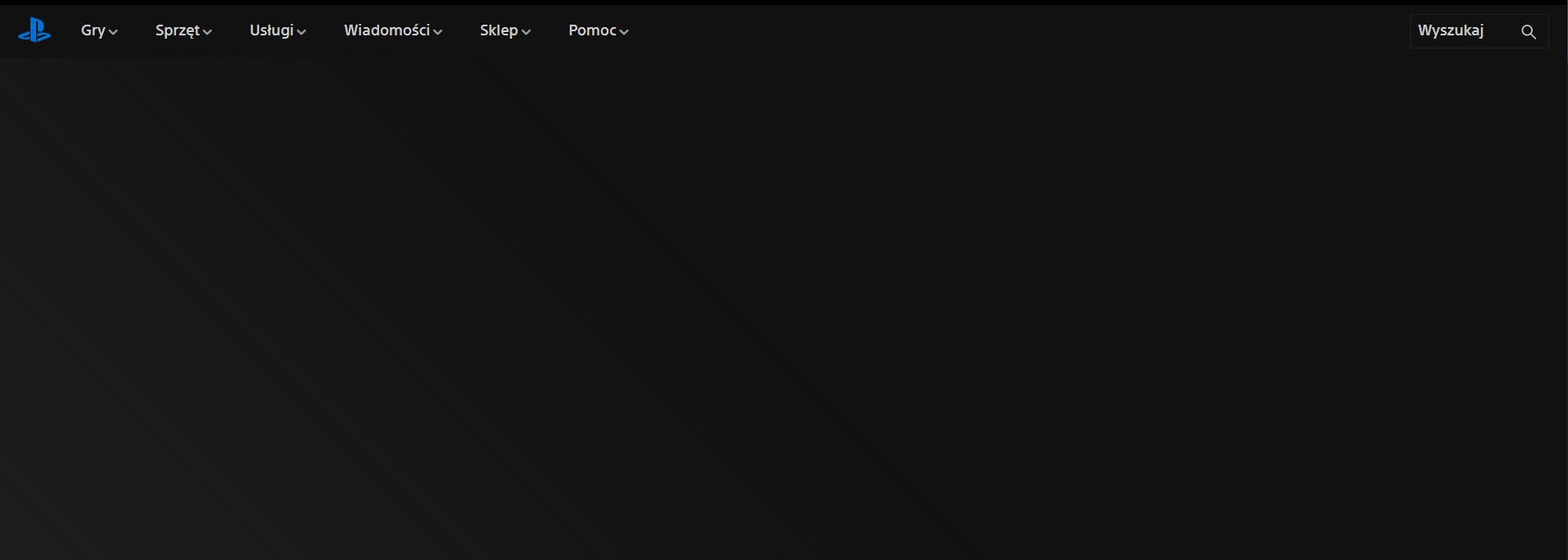 PlayStation Site Dark Theme