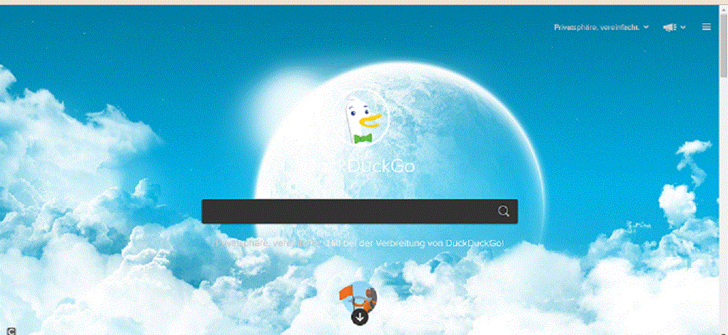 duckduckgo background pic